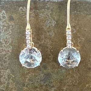 Suzanne Kalan “White Rose Earrings”. New in box.